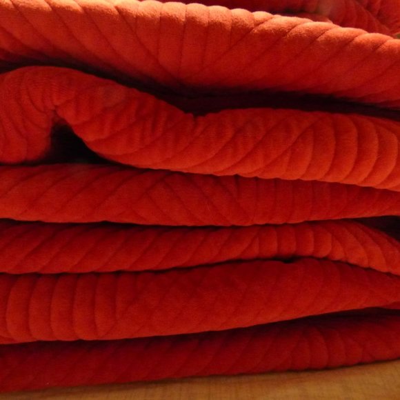 Charter Club Damask Velvet 3 pc King Coverlet, Red - Picture 12 of 12